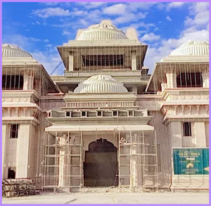 Building Sri Krishna-Arjuna Temple