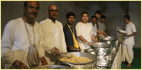 Iskcon food donation